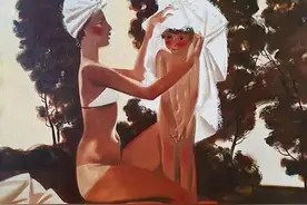 中外油画家笔下的女人—母亲，太唯美了图片