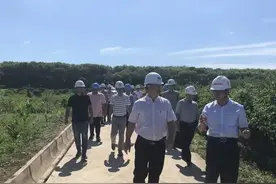 省水务厅到红岭灌区田间工程施工现场开展督促指导工作图片