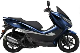 豪爵水冷踏板高清定妆照曝光，车型代号确定为UHR150图片