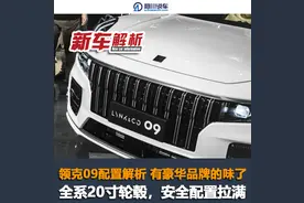 领克09配置解析，入门版安全配置就拉满，有豪华品牌内味儿了图片