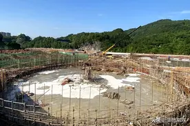 恩施大沙坝污水处理厂，预计8月底全部完工图片