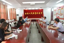 邯郸市教育局领导赵小丁、李瑄、侯希昌到肥乡区调研指导加快推进教育现代化工作图片