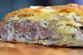 一块儿壮馍几斤重，吃起来油香可口图片