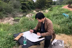 【翰墨抒怀】诏安：好山好水好风光，梅洲写生绘家乡图片
