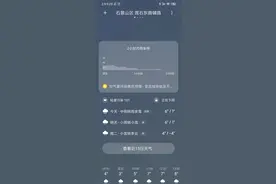 华为与小米天气预报软件差异明显图片