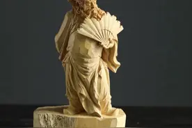 赐福真君:钟馗！这手工木雕有味道！图片