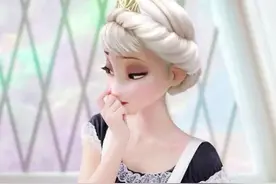 艾莎女王也玩变装秀，JK制服太惊艳，汉服像仙子一般图片