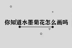 水墨菊花的画法图片