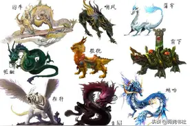 龙的9个儿子分别是哪些？其实你都见过的图片