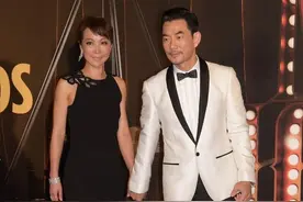 任贤齐妻子虽然长相不惊艳，但气质真高级，一袭黑裙真有魅力图片