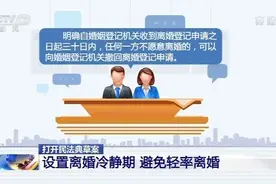 民法典草案有这些变化！离婚30天冷静期、14-18岁孩子也能被领养… 你支持吗？图片