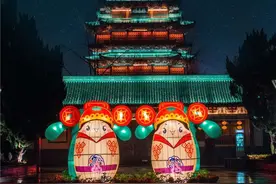 滕王阁夜景图片