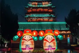 滕王阁夜景图片