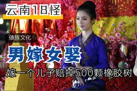 云南18怪之「男嫁女娶」嫁一个儿子赔掉200-500颗橡胶树图片