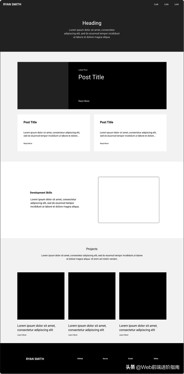 如何设计和编码制作个人网站？