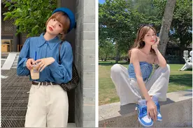 夏天穿亮色系才吸睛，搭对了青春活泼又不出错，谁还不是个小仙女图片