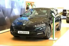 “后起之秀”？斯柯达明锐实车，黑色套件比速腾颜值高图片
