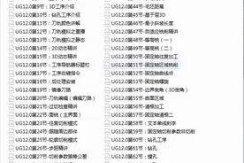 UG编程10.0全套教程，赠人玫瑰手留余香图片