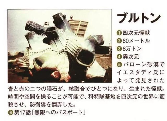 初代奥特曼怪兽图鉴