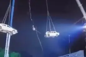 美国一综艺节目彩排时发生极端事故“逃脱大师”受伤图片