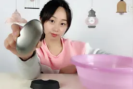 妹子试玩“不锈钢香皂”，一块能用一辈子？感觉又被坑了！