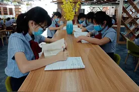 海口山高中学打造书香校园 让同学们感受读书的快乐图片