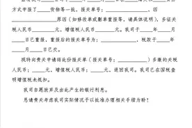 「关税征管」海关货物类非政策性退税图片