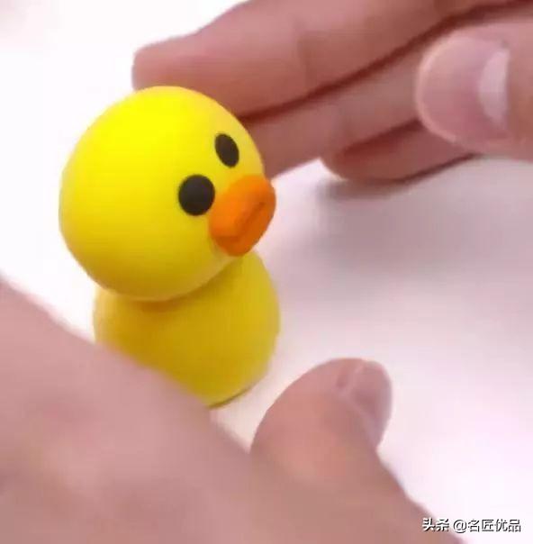手工：超萌可爱的小鸭子，简单几步就能完成，还可以漂浮起来哟