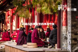隐藏在卧佛寺里的茶空间，原汁原味地保留了清朝寺院的建筑风格图片