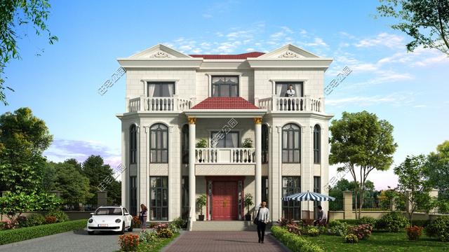 2021年回农村建房，分享10套三层别墅图纸，总有一套适合你