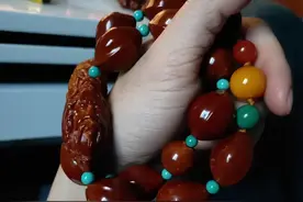 这类文玩特别考验耐性，给你一串，想盘多久就多久图片