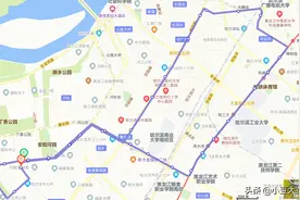 哈尔滨极具特色的公交线路110路公交图片