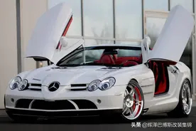 奔驰巴博斯版本SLR，蝴蝶门、碳纤维套件等超跑元素一应俱全图片