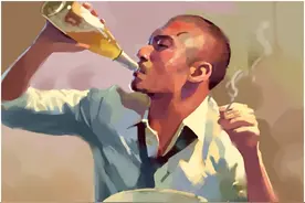 酒精兑水当酒喝图片