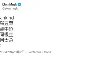 马斯克这回放七步诗，下回该放种瓜诗了图片