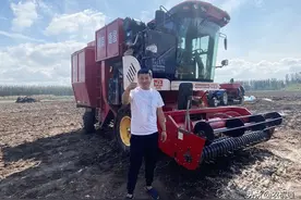 李东方：德昌花生收获机的高效率和优质售后服务，让我高枕无忧图片