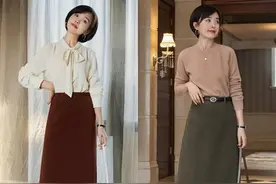 冬季中长款半身裙怎么选？遮住粗腿大屁股，显瘦又好看图片
