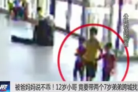 12岁男孩带双胞胎弟弟跨城找舅舅，原因让人哭笑不得图片