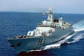 055光环下的052D驱逐舰，中国海军战斗力的核心，没有它就没有055图片