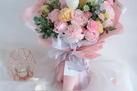 这么漂亮的韩式花束，不买来送给心上人可惜了图片