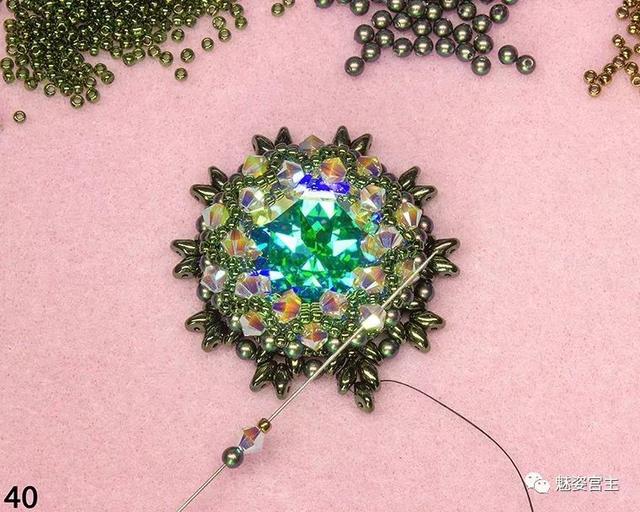 100个珠子做成的吊坠,高定款式送给你附制作方法