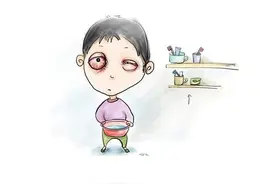 一觉醒来眼睛肿了，千万别掉以轻心图片