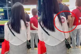 担心怀孕妻子单独外出遇危险，准爸爸想出小妙招，很贴心图片