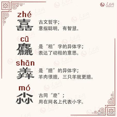 加强版“三叠字”，你会念嘛？