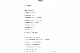 初中语文1—6册文言文词类活用最全汇总！图片