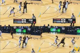 NBA赛场装X失败的例子：詹姆斯单手耍帅被断球，尼克杨回头成经典图片