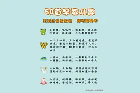 50首早教儿歌，天天念给宝宝听，语言发育快，比同龄娃更聪明图片