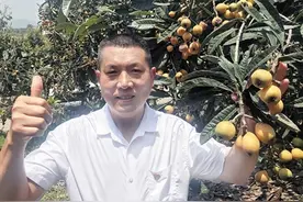 刘书记“卖”嘴巴 老百姓卖枇杷图片