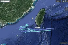 又来！美军无人侦察机凌晨现踪台湾“西南空域”，来回巡逻4小时图片