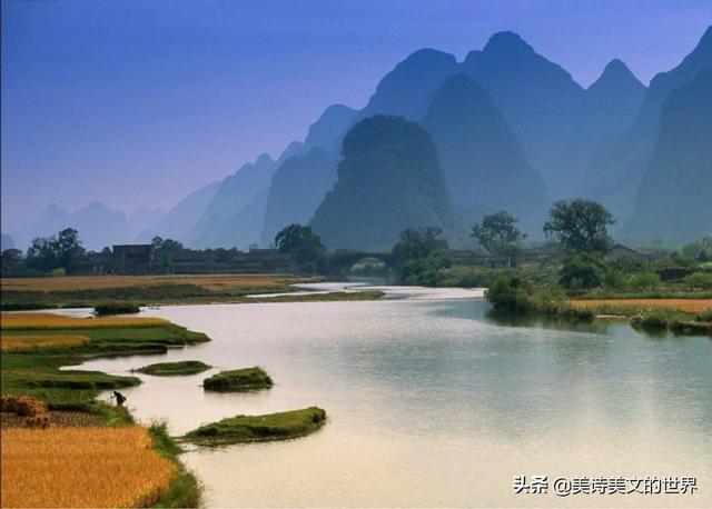 王维洗尽铅华之作，仅几句共有4个“终”字，一般人写不出这种美